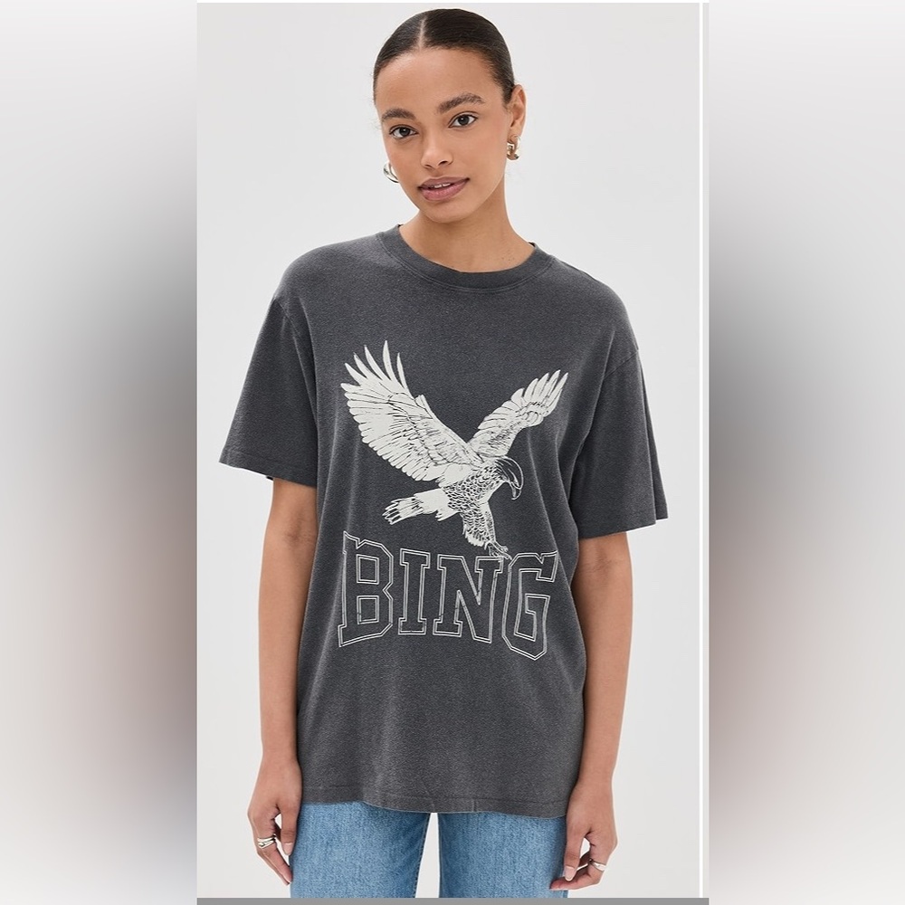Anine Bing Anine Bing Lili Tee Retro Eagle Size Small